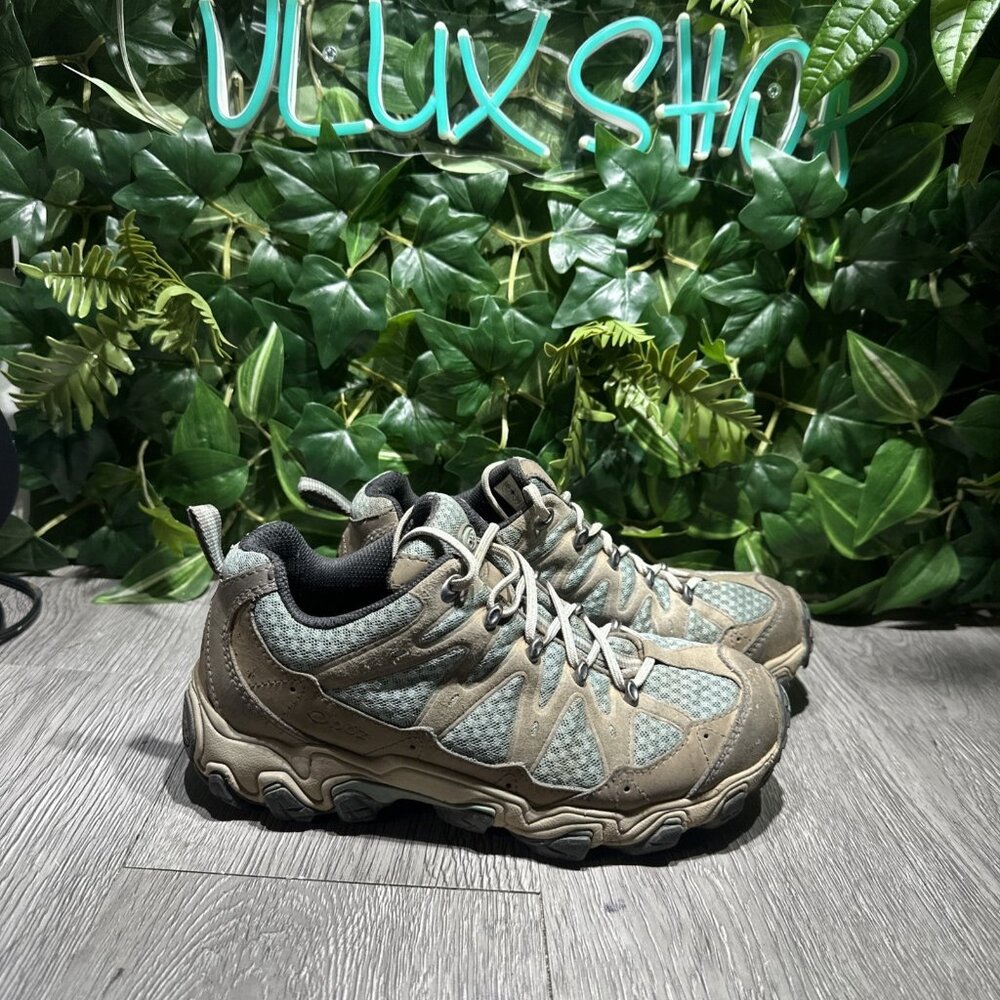Oboz Luna Hiking Shoes Women’s Size 6.5 Blue Gray
